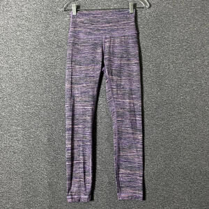 Lululemon Women's Size 4 Printed High Waisted Wunder Under Cropped Legings